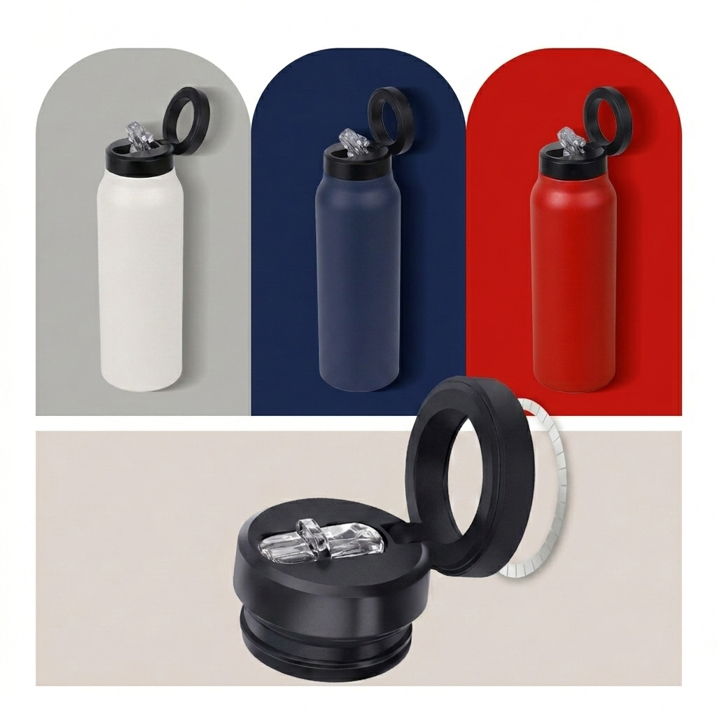 Gourde Magnétique MagCarry 710ml – Fixation Smartphone + Paille